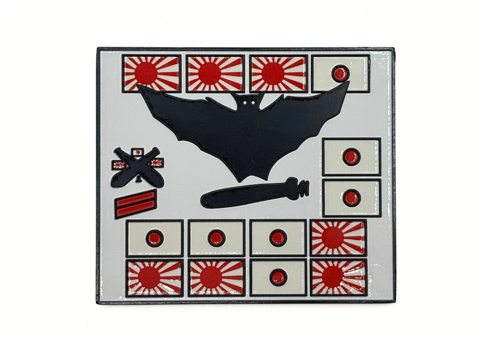 USS Batfish  (SS-310)  WW2 Submarine Challenge Coin -Battle Flag Shaped