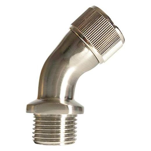 Elbow Adapter for Shower Head Brushed Nickel