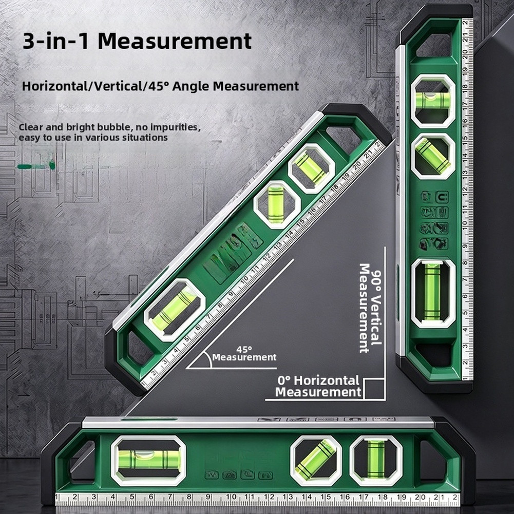 Accurate Bubble For torpedo Level Strong Magnets ABS Housing Scale Green