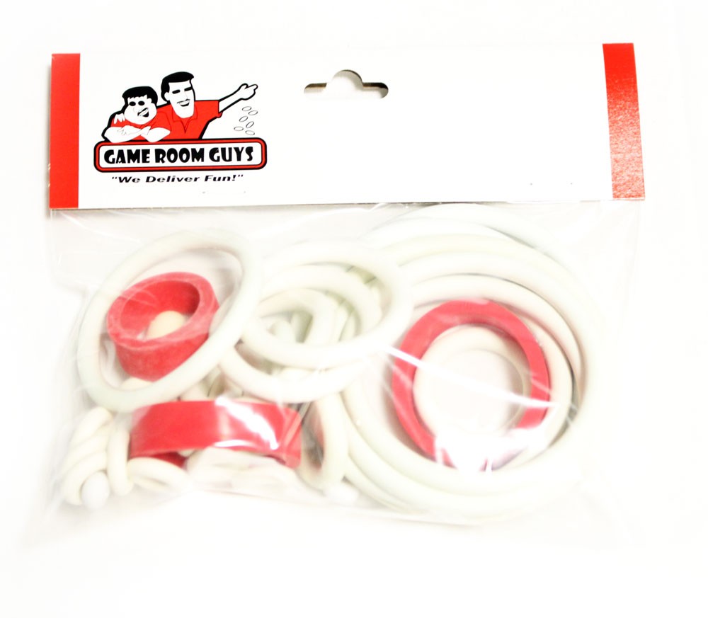 Bally Flash Gordon Pinball Machine Replacement Repair Rubber Ring Kit White