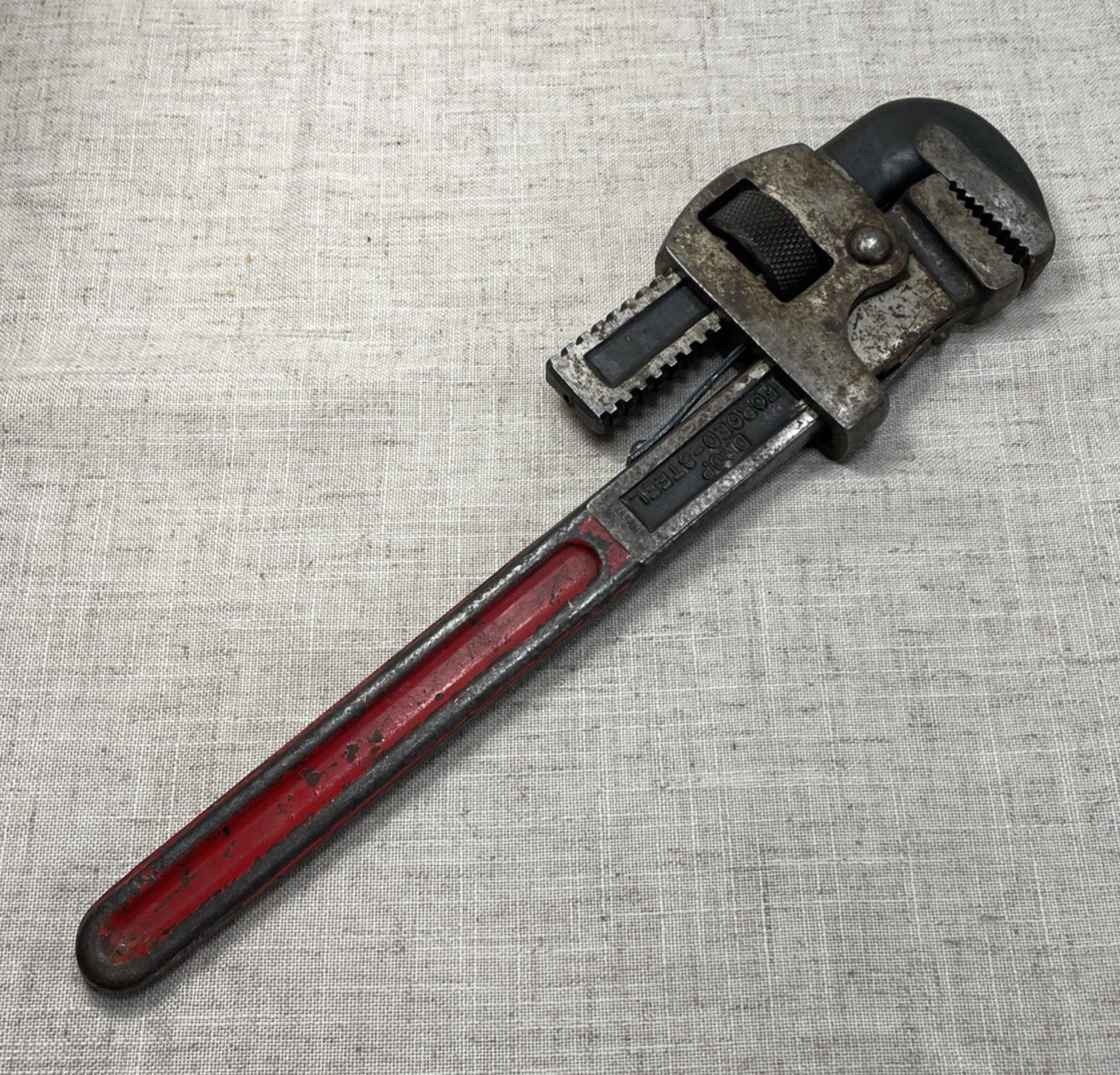 Dunlap Pipe Wrench 14” Japan Drop Forged-Steel Tool Plumbing Plumber Vintage