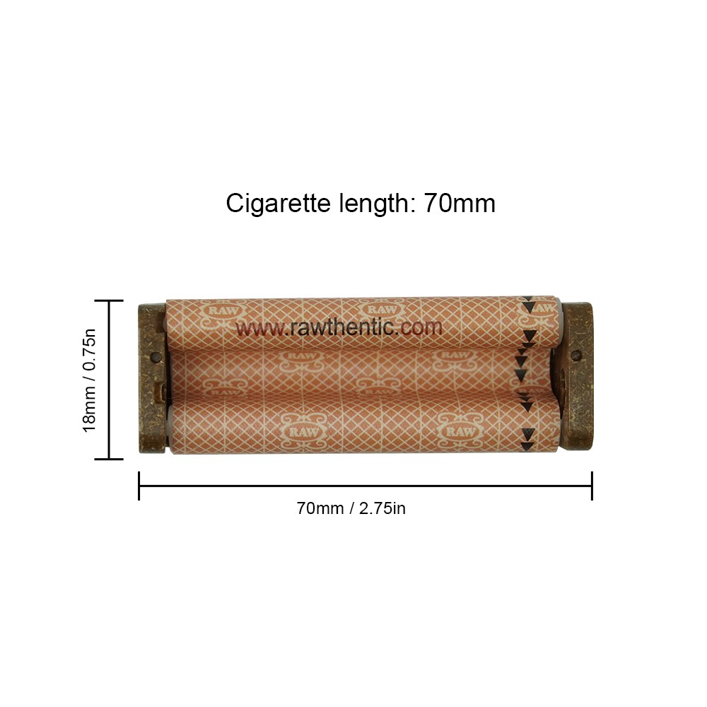 Raw 70mm Automatic Cigarette Tobacco Rolling Roller Machine 2 Packs