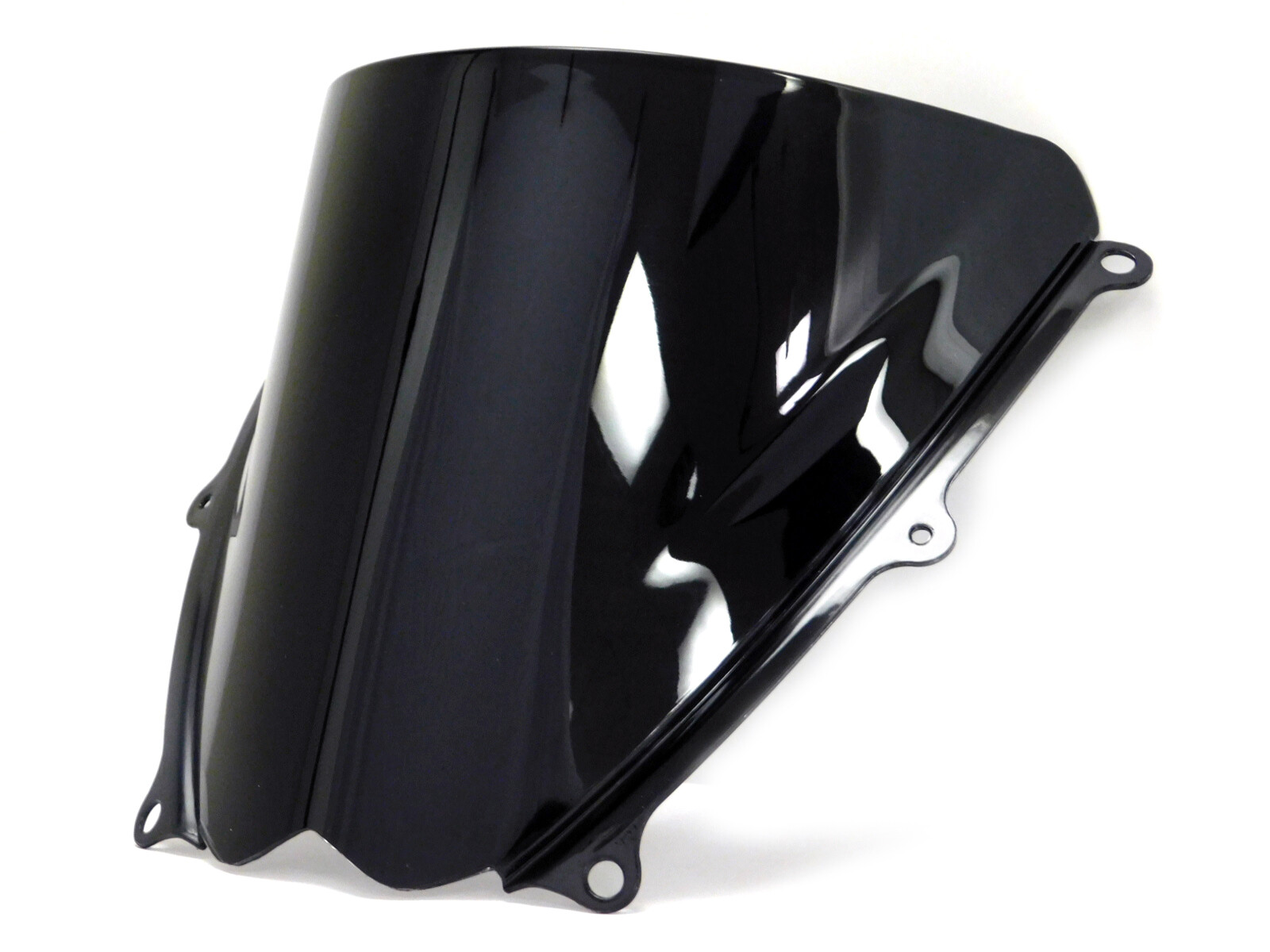 ABS Black Double Bubble Windscreen Windshield for 2007-2008 Suzuki GSXR1000