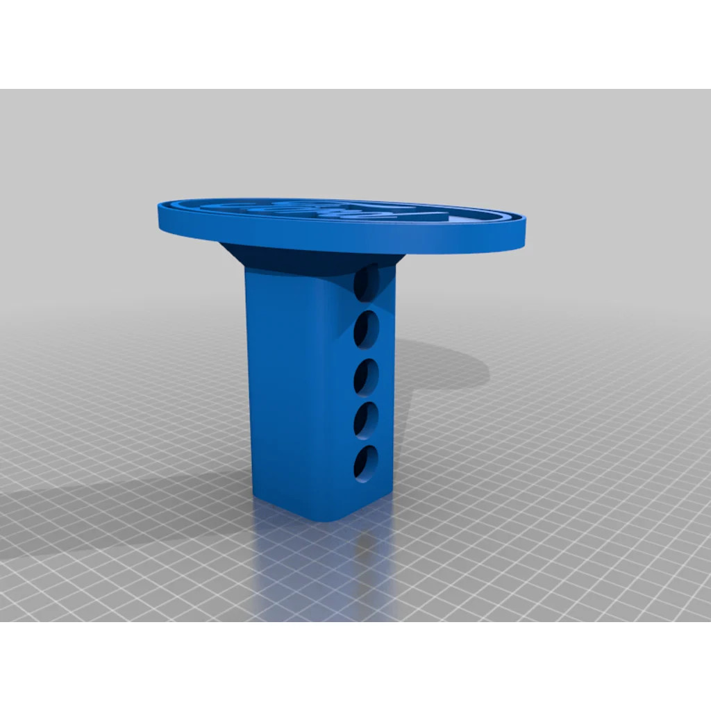 3D Printed Ford Hitch Cover - Durable ASA-CF Material