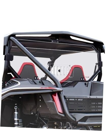Talon 1000 Rear Windshield with Vent for 2-Seater, Clear Polycarbonate Back