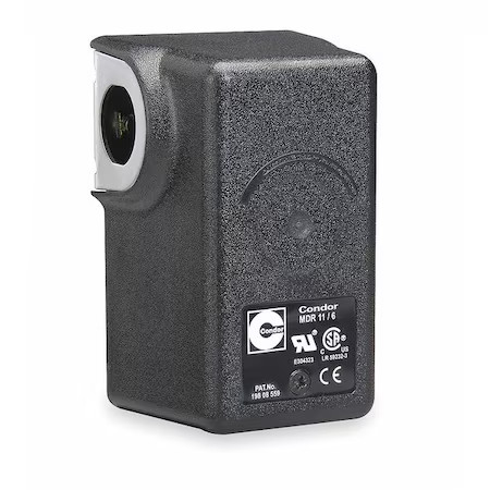 Condor Usa 11Eaxx Pressure Switch, Standard, Dpst, 1 Ports, 1/4" Npt, 20 To 105