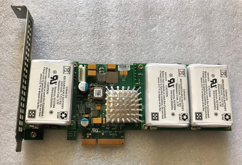Curtiss Wright 5453J-S-1G-F 1GB NVRAM NFS Accelerator Card with Battery