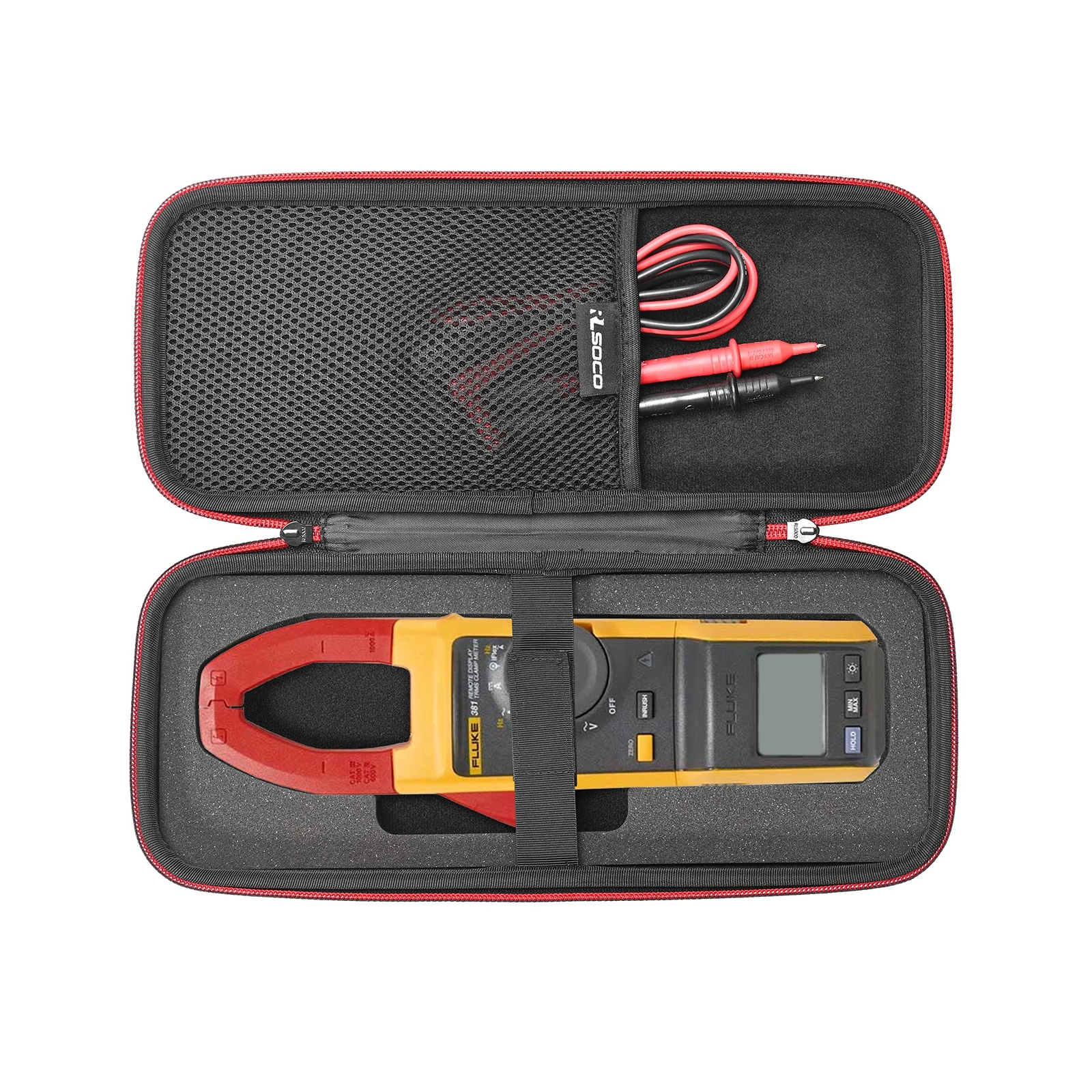 Hard Case For Fluke 381/393 Fc Remote Display Truerms Clamp Meter case Only