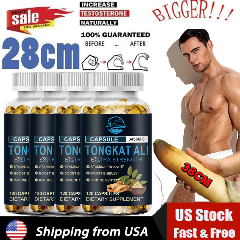 #1 BEST-MALE ENLARGER THICKER LONGER BIGGER 4" GROWTH ENLARGEMENT PILLS EXP 2027