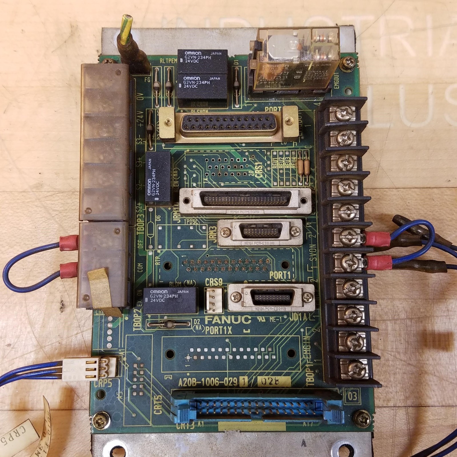 Fanuc A20B-1006-0291/02B Operator Interface Board - USED