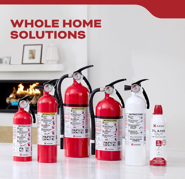 Set of 2 FIRE EXTINGUISHER For Car Truck Auto Marine Boat Kidde 3-Lb Dry