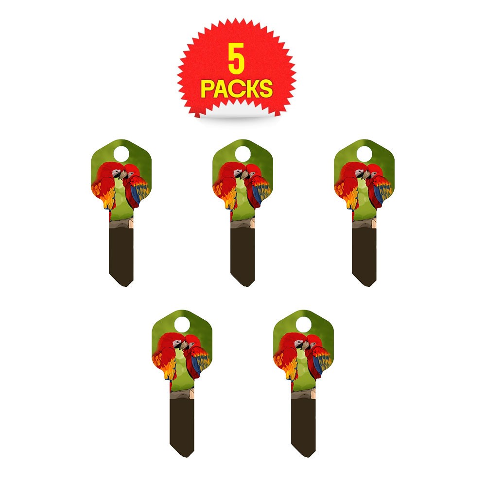 173 - KW1 Parrots Key Blank Nickel