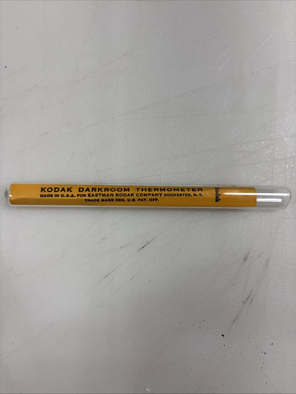 EASTMAN KODAK DARKROOM THERMOMETER for PHOTO DEVELOPING Vintage 5.5" Made In USA