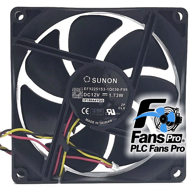 1PCS Brand New SUNON EF92251S3-1Q030-F99 12V 1.73W 3-Wire Cooling Fan Fast Ship