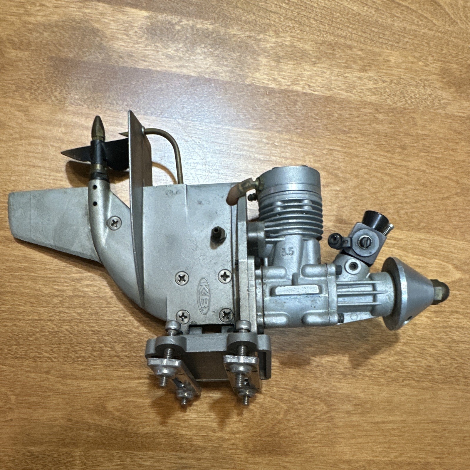 Vintage K&B 3.5cc .21 Outboard RC Boat Engine