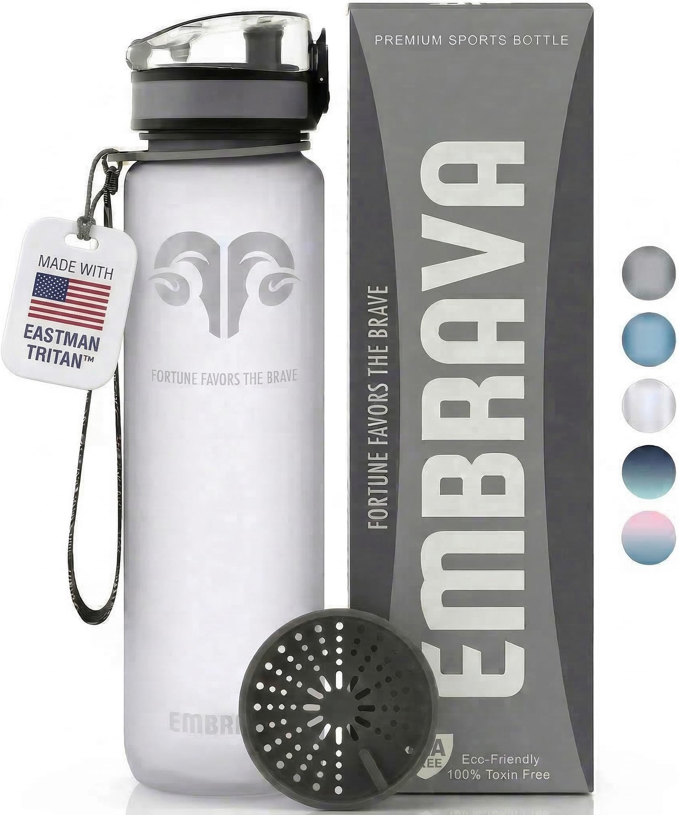 32oz Large Sports Water Bottle Fast Flow Quick Sip Lid Leakproof Tritan