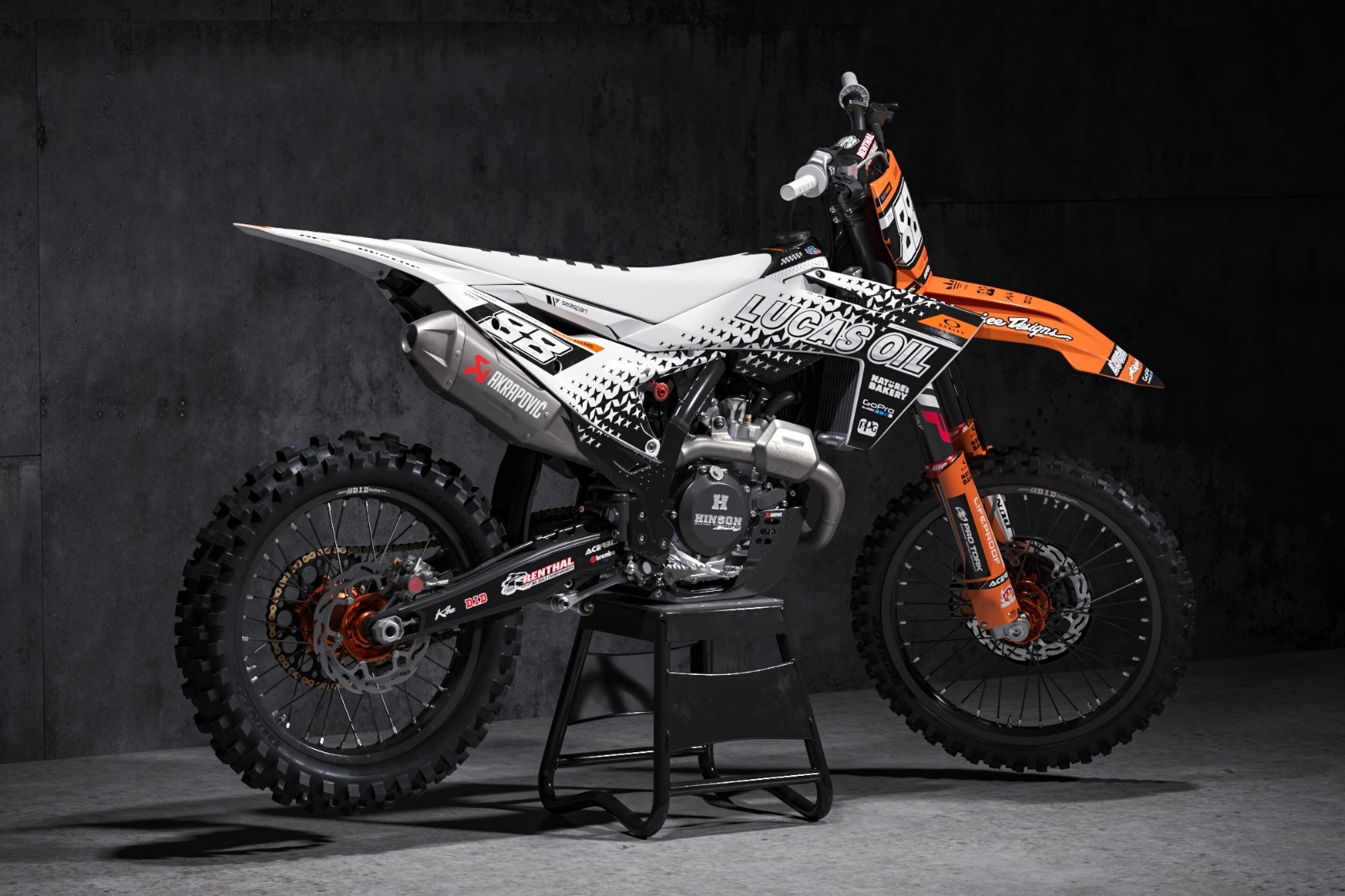 Fits KTM EXC EXC-F XC-W XCF-W 2024/25 and KTM-SX-XC-SXF-XCF-2023/24 graphic kit