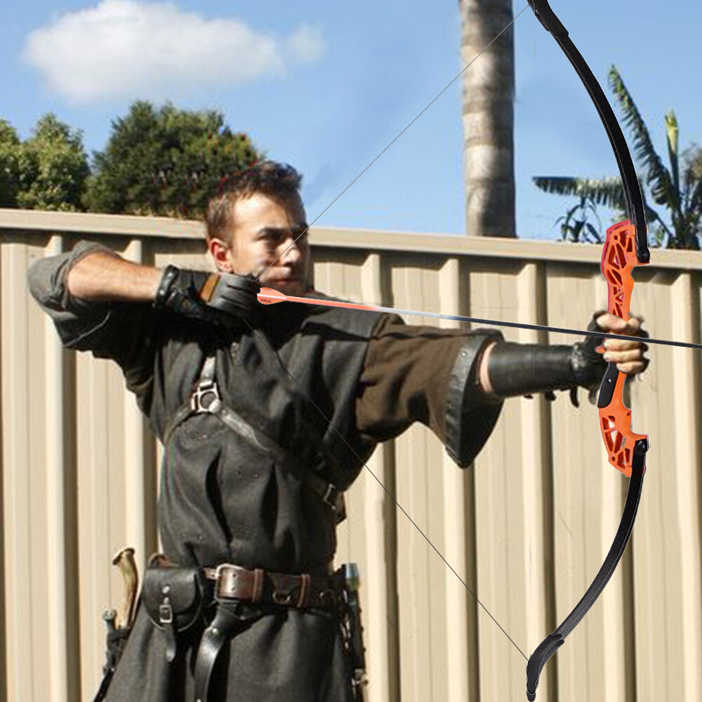 40lbs 53" Takedown Recurve Bow Right Hand Target Arrow Shooting Practice Bow Set