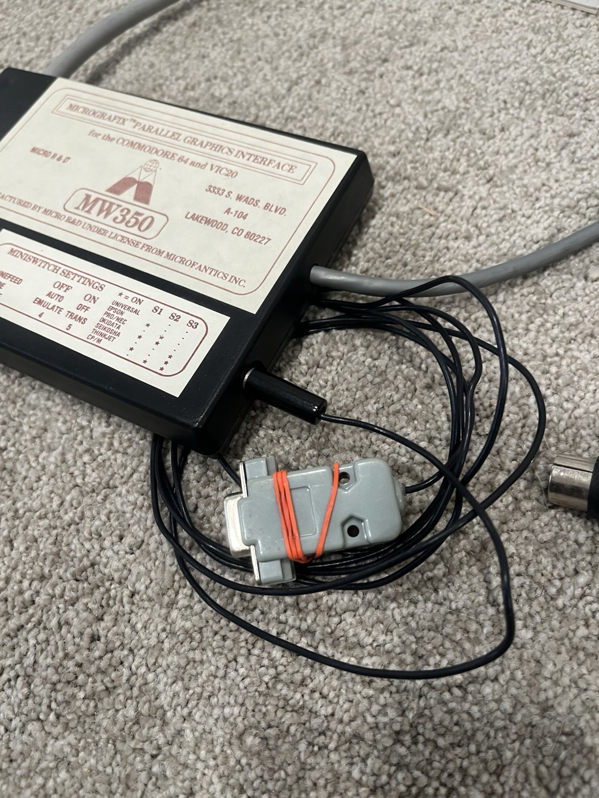 Commodore 64C Computer w/1541 Disk Drive, Power Supply, MW350, Modem 1200 & More