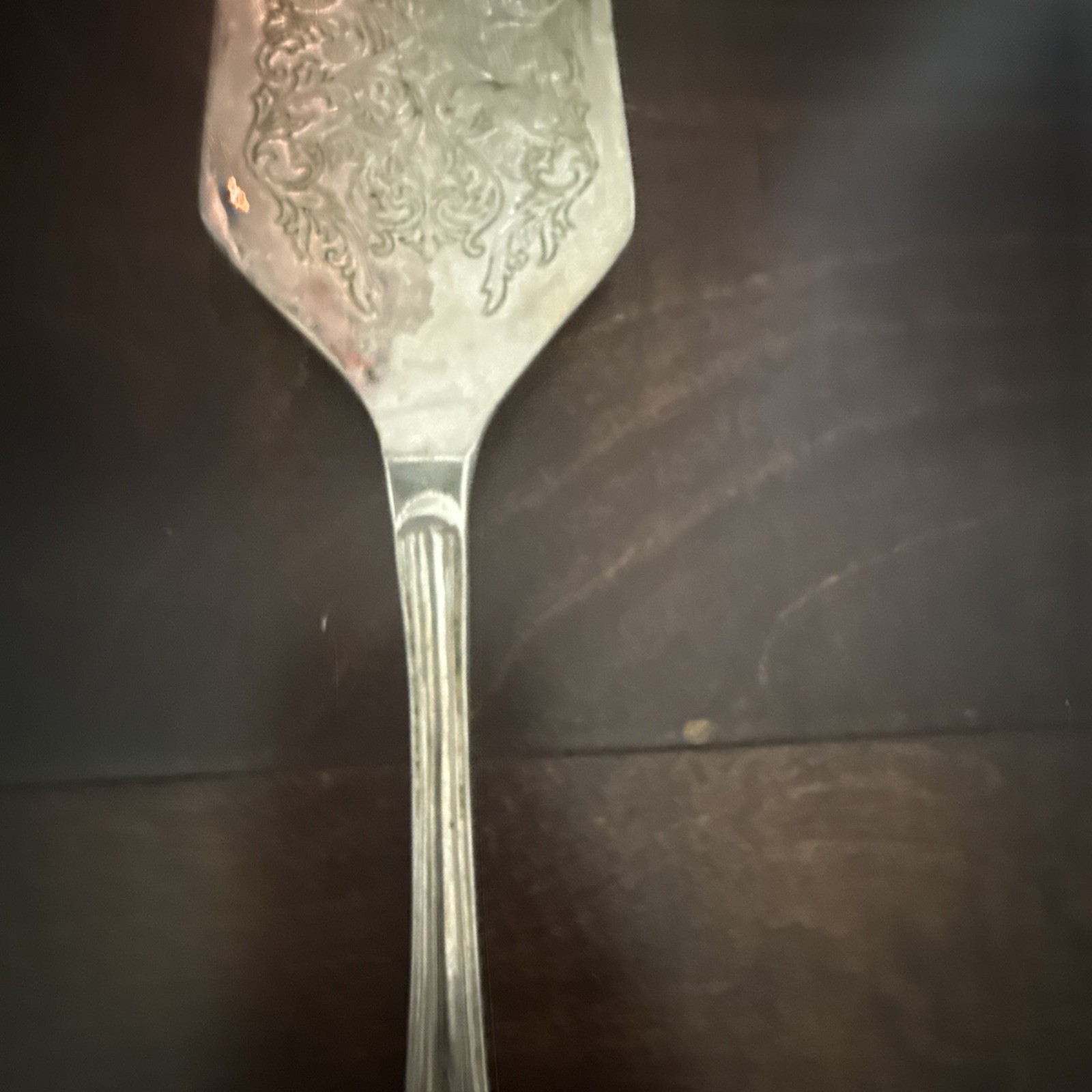 Large Silver Plate Serving Spatulas