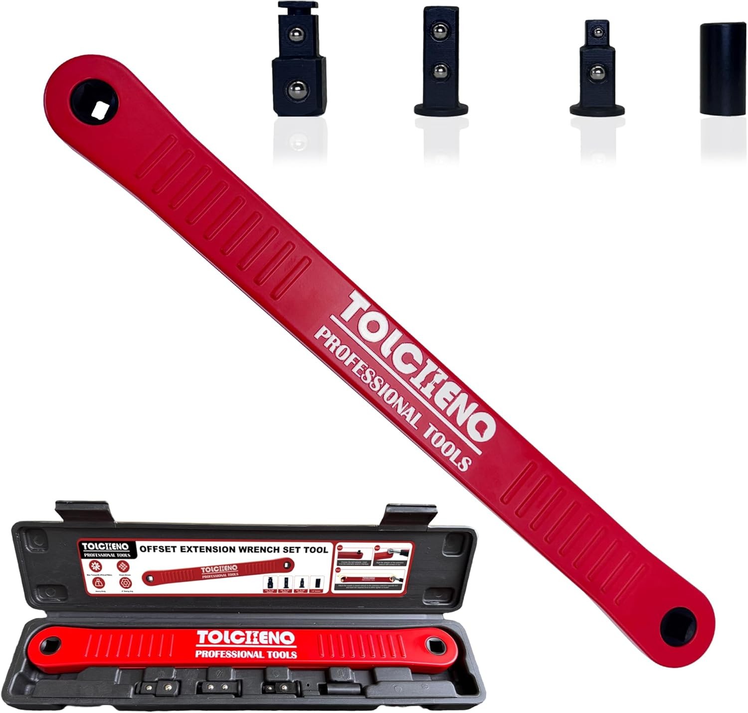 Offset Extension Wrench Set Pro Zero Offset Extension Wrench Extender Tool wi...