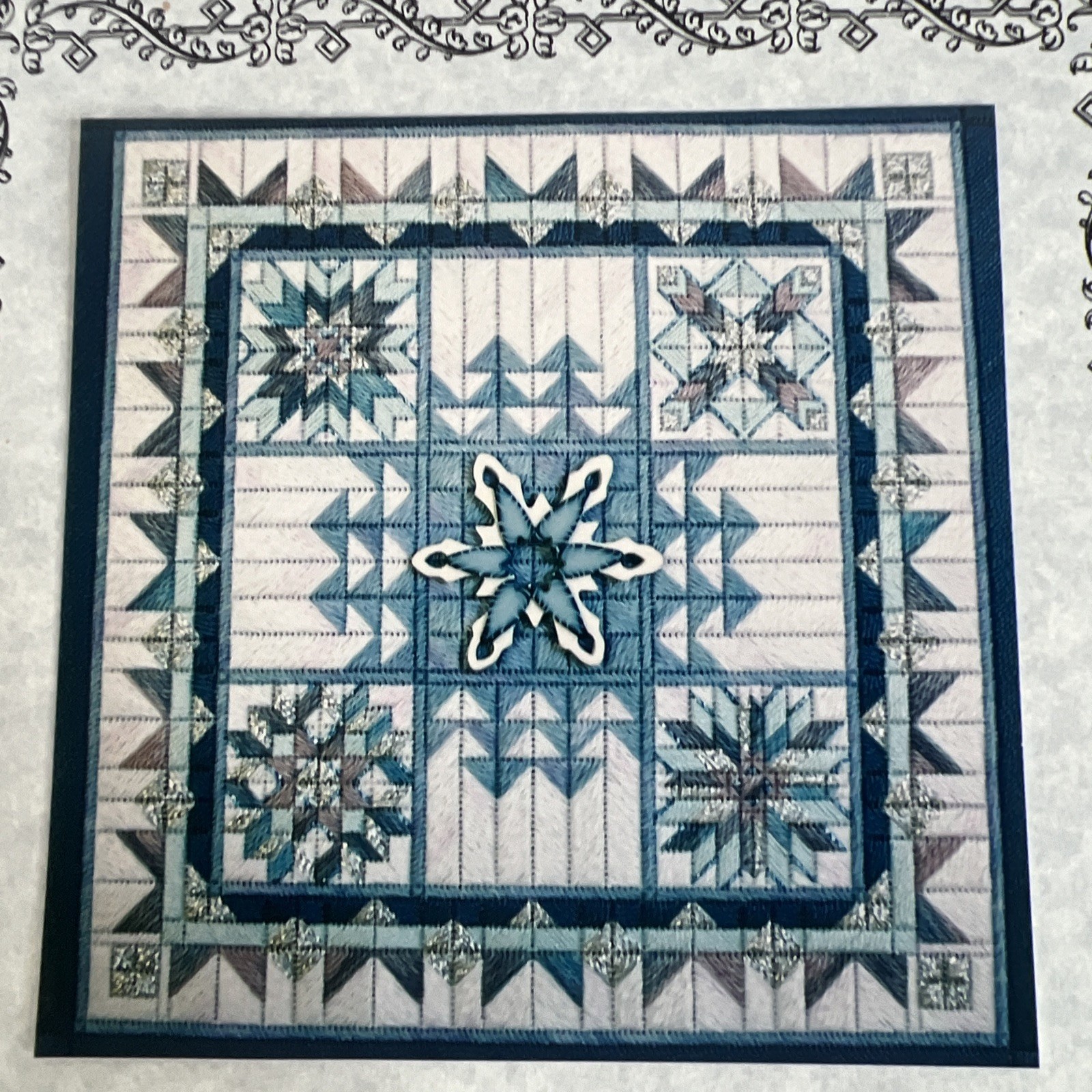 Nancy’s Needle Seasonal Quilt Series winter Quilt CN08 Pattern
