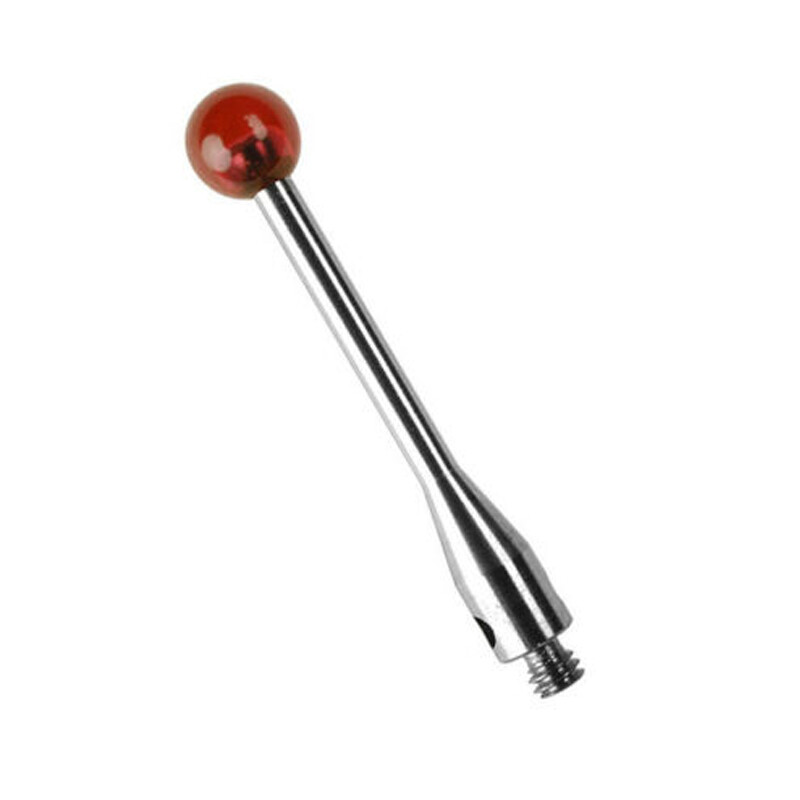 CMM Styli M2 Thread 2.0mm Ruby Sphere Stainless Steel Stem L40mm for A-5000-4161