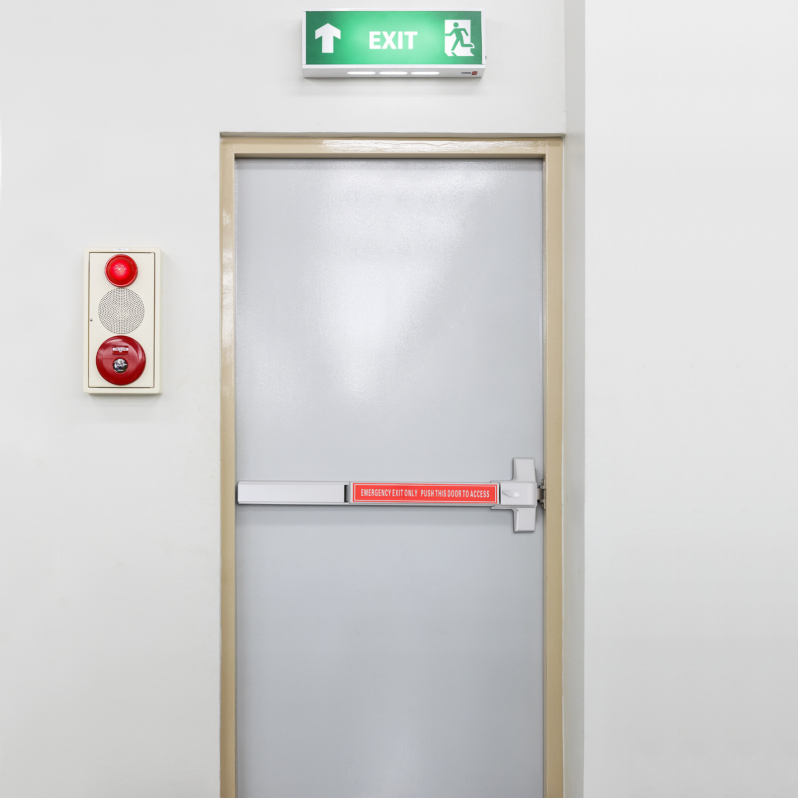 Door Push Bar Panic Heavy Duty Commercial Rim Exit Device For 30"-36" single NEW
