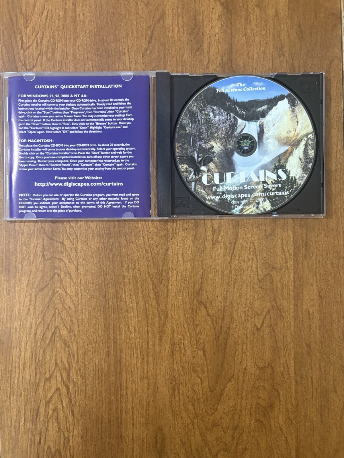 mamuruga Screen Savers The Yellowstone Collection Full Motion CD Windows/Mac