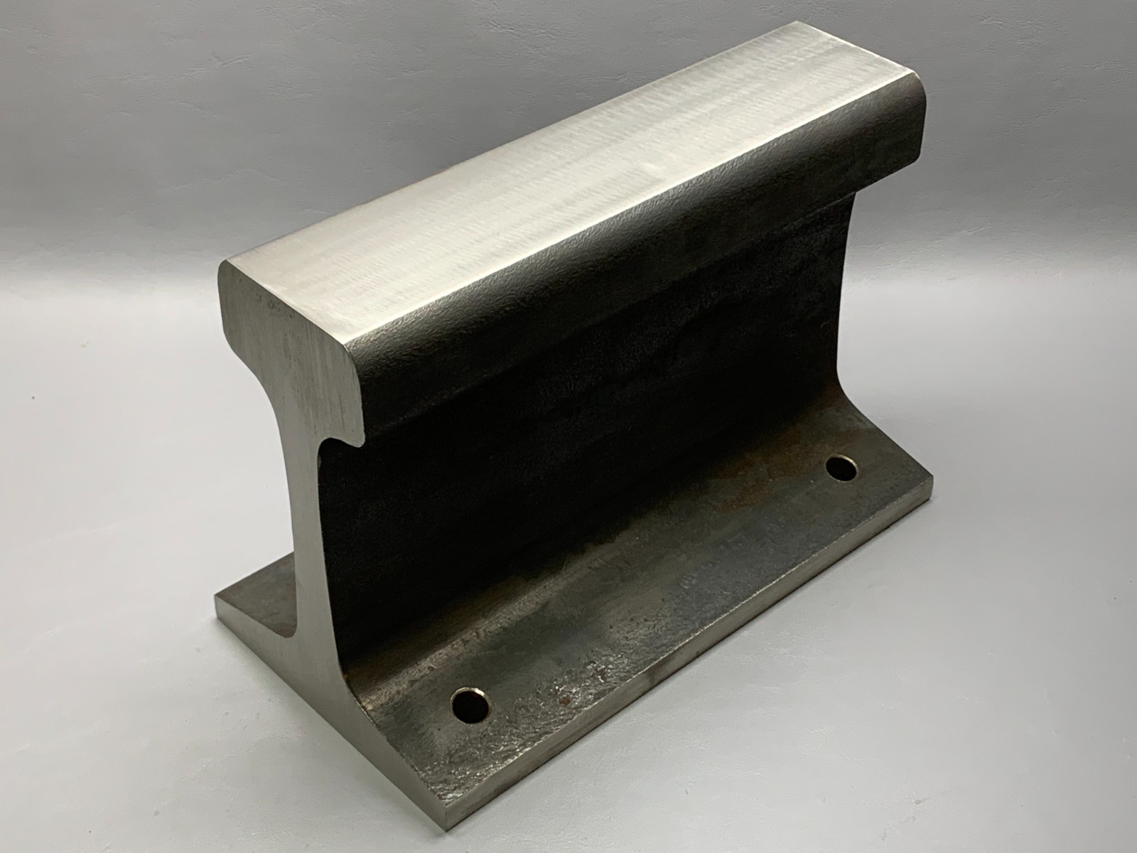 Flat Top 10" Long Rail Road 136 Train Track Hardened Steel Anvil Blacksmith 37lb
