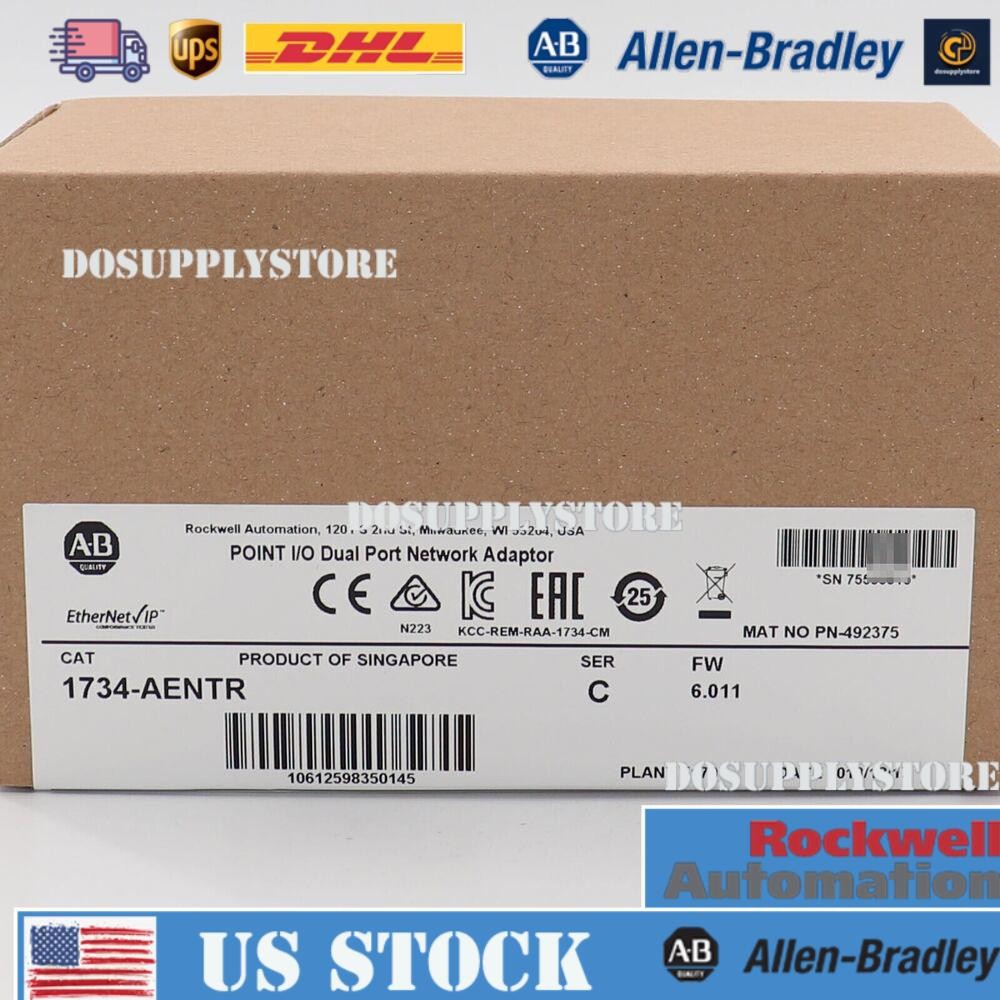 1734-AENTR SER C POINT I/O Dual Port Adaptor 2021 New Sealed 1734AENTR