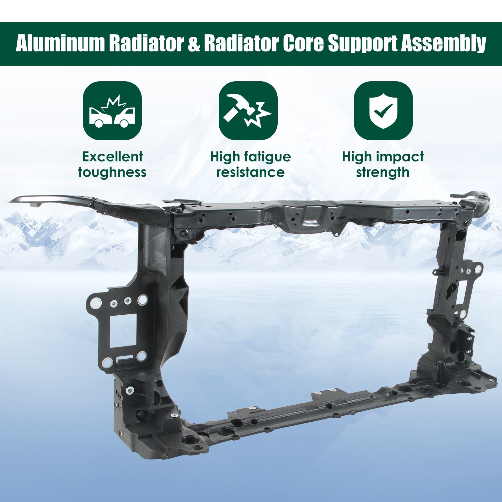 Radiator Support Core Assembly For 2017-2021 Honda Civic Hatchback 71410TGGA01
