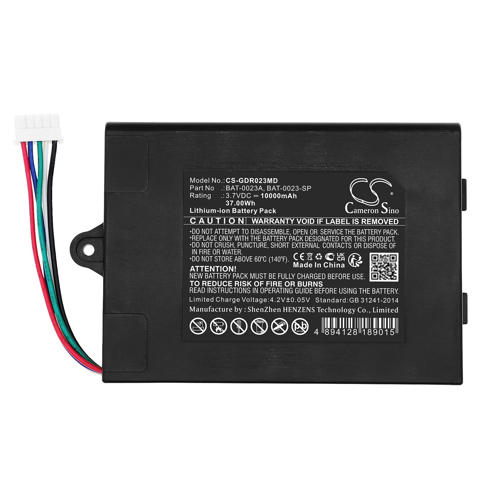 BATTERIE 10000mAh Type BAT-0023A BAT-0023-SP For Covidien Pillcam DR3