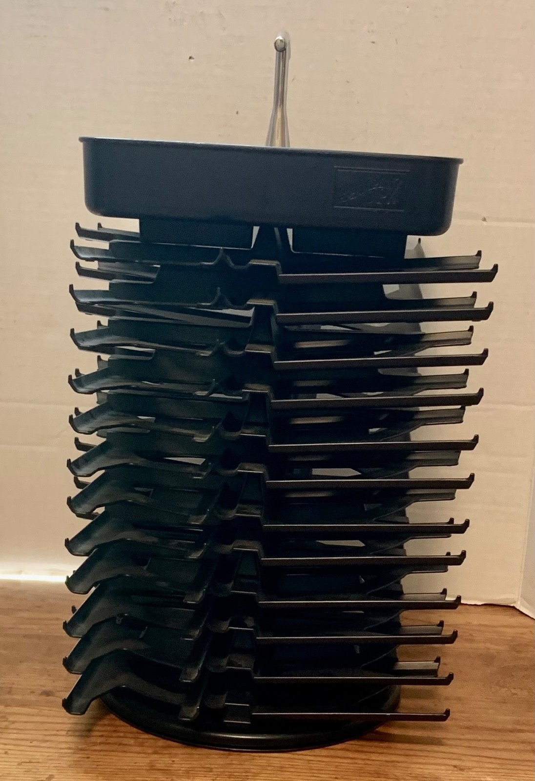 Stampin' Up 48 Stamp Slot Ink Pad Storage Rotating Carousel Caddy