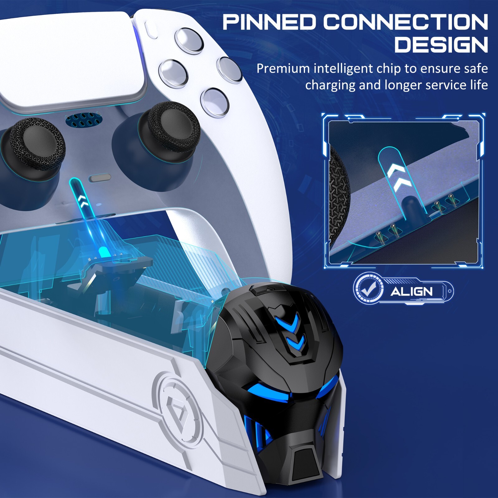 PS5 Controller Charger Station Vertical Charging For Playstation 5 Dualsense 5