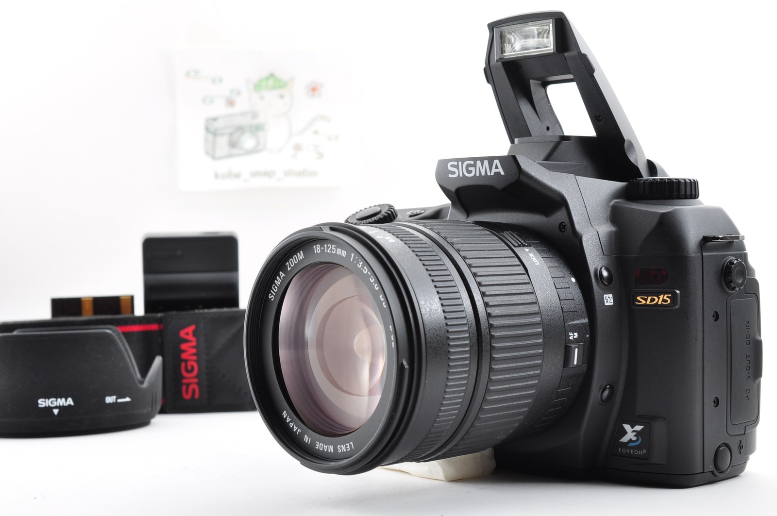 SIGMA SD15 18-125mm f/3.5-5.6 Near Mint Tested Working Sharp Zoom Clean #6364