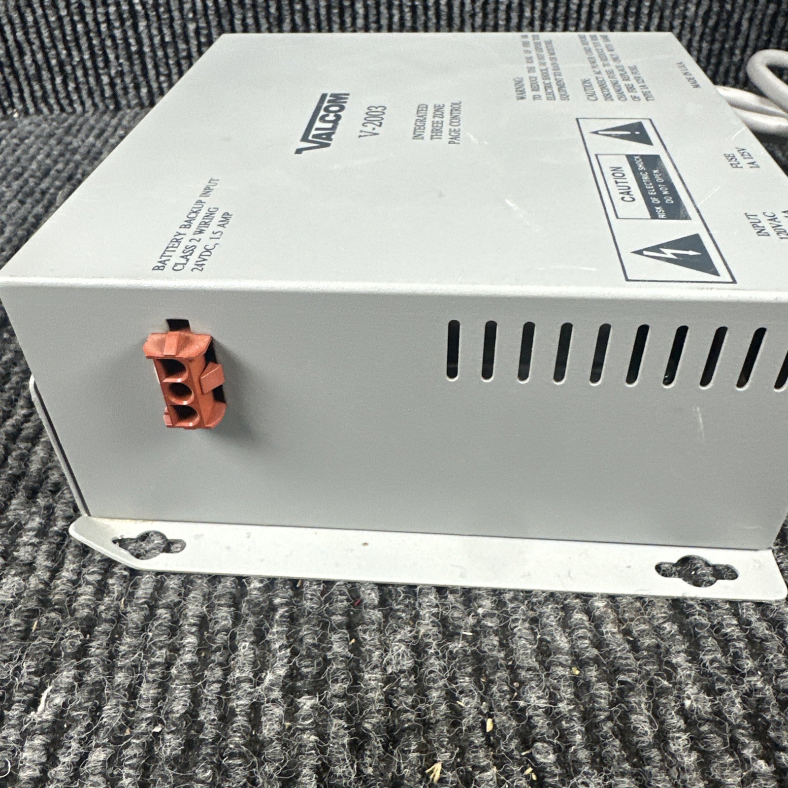 VALCOM V-2003 3 Zone 1 Way Page Control