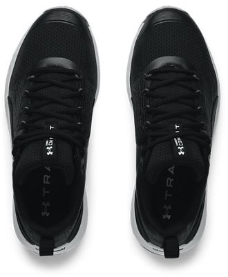 Under Armour Men's UA Charged Commit TR 3 Cross Trainer Black/White/White - 3023