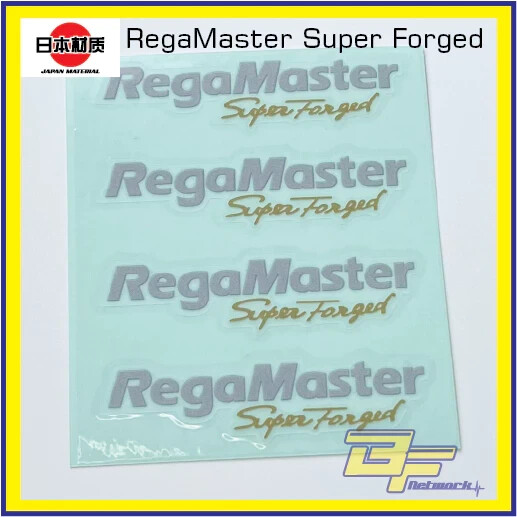 Japan Material EVO REGAMASTER SUPER FORGED Replacement Decal Sticker Fast USA