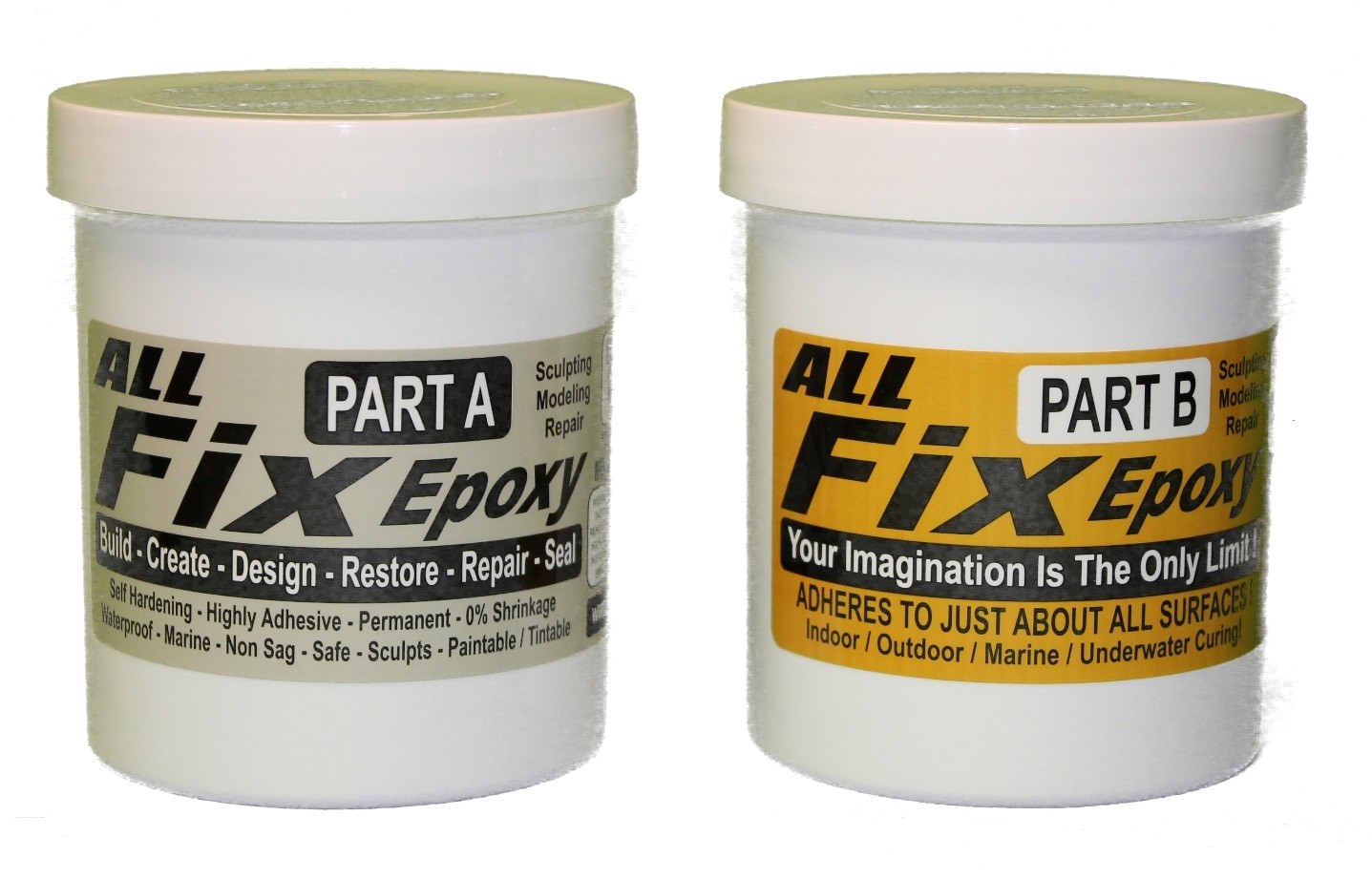 All Fix Epoxy Putty - Wood Rot Deck Window Door Dock Post Termite Damage Repair