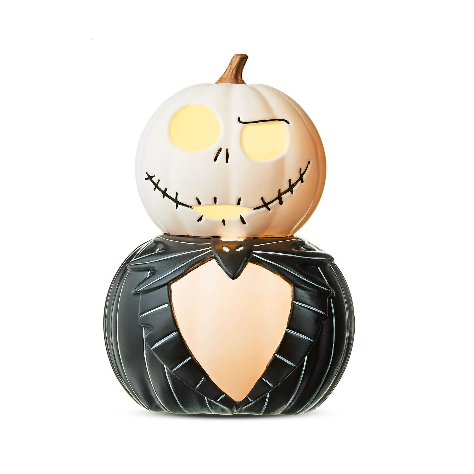 Jack Skellington Light Up Pumpkin Blow Mold Decor 12” Nightmare Before Christmas