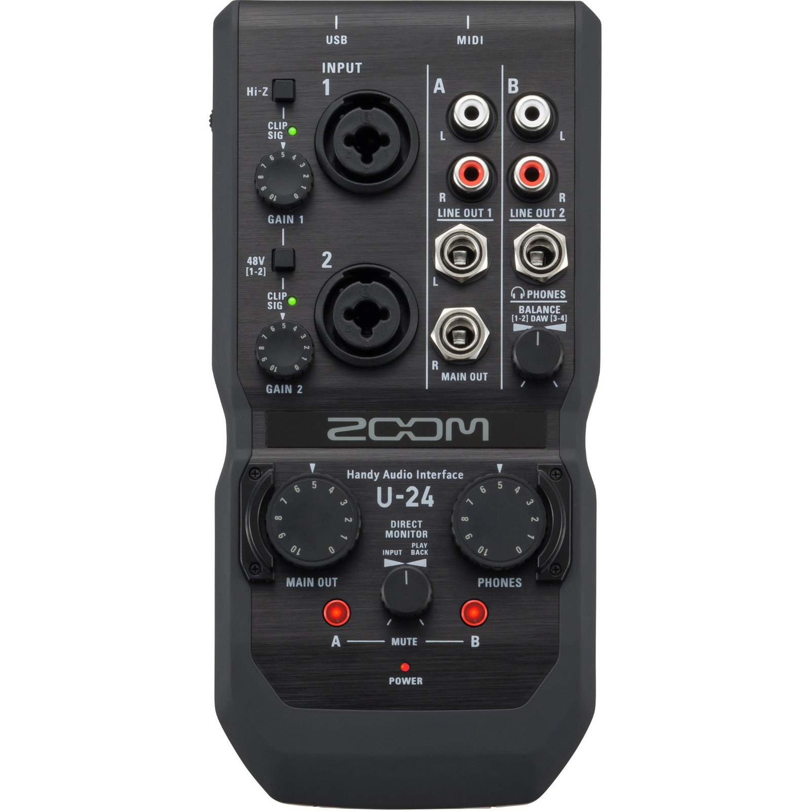 Zoom U-24 24-Channel Audio Interface