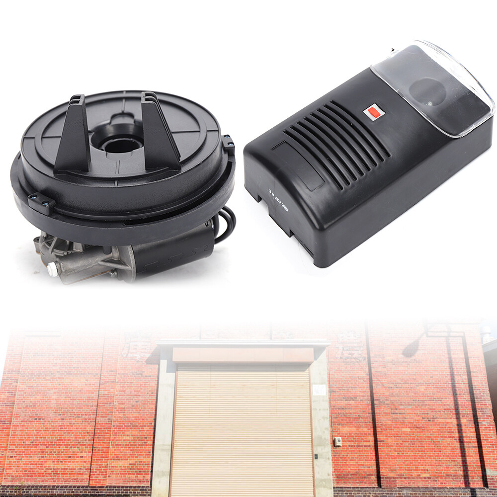 Garage Automatic Roll Up Roller Door Opener Motor with 2 Remotes Motor Rolling