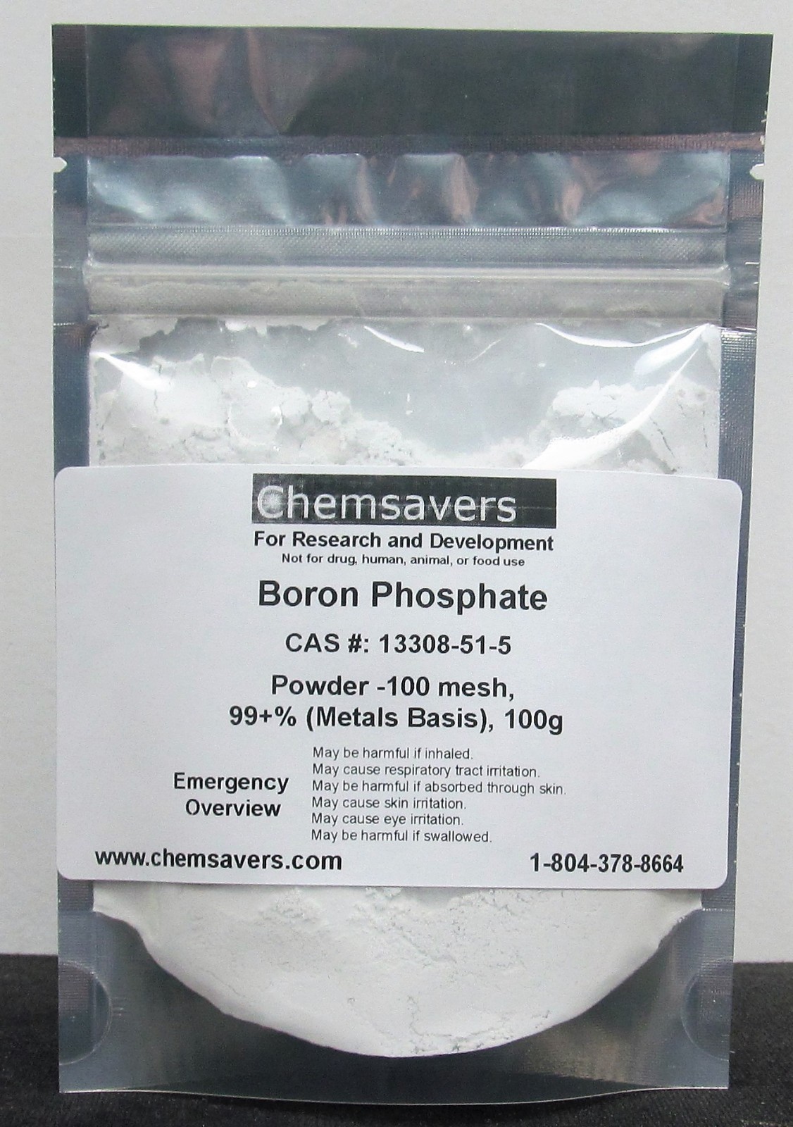 Boron Phosphate, Powder -100 mesh,  99+% (Metals Basis), 100g