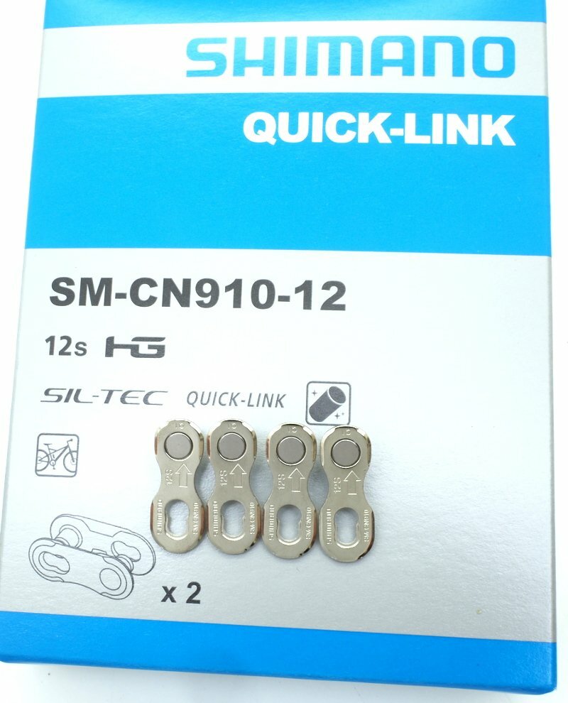Shimano XTR SM-CN910 12 Speed  Chain Quick-Link For CN-M9100 2 Pairs New In Box