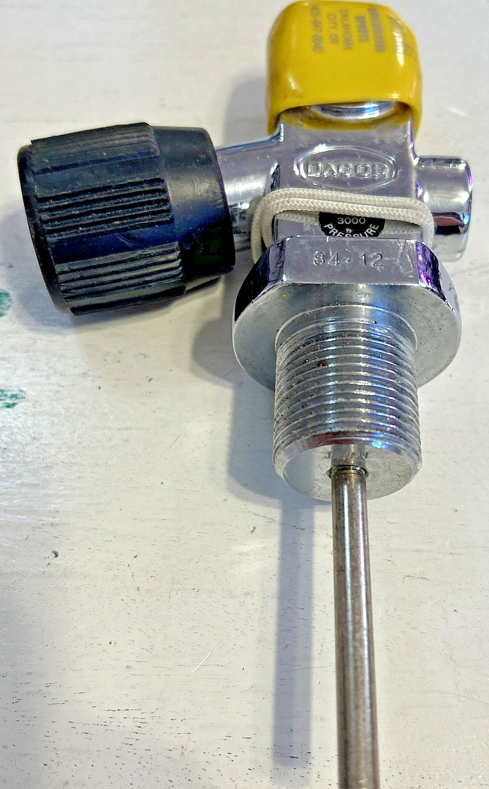 DACOR SCUBA K Valve for Scuba Tank Cylinder Made in Japan - Not Tested