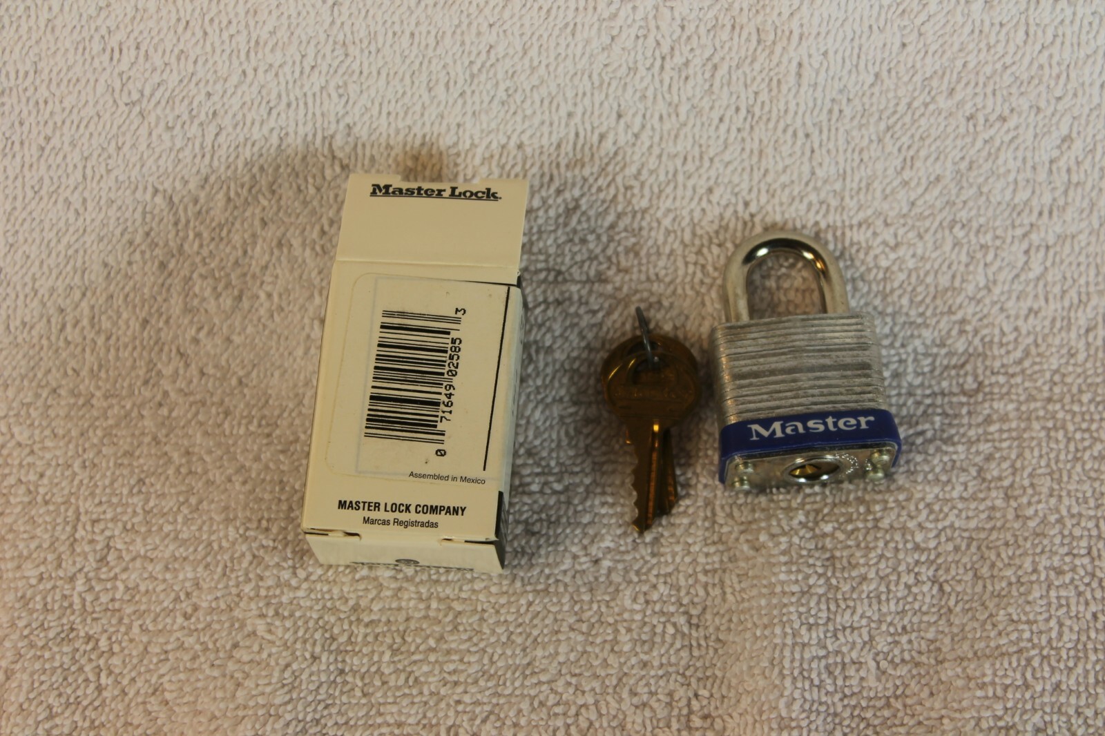 Master Lock padlocks 7KA, Qty of 6 keyed alike