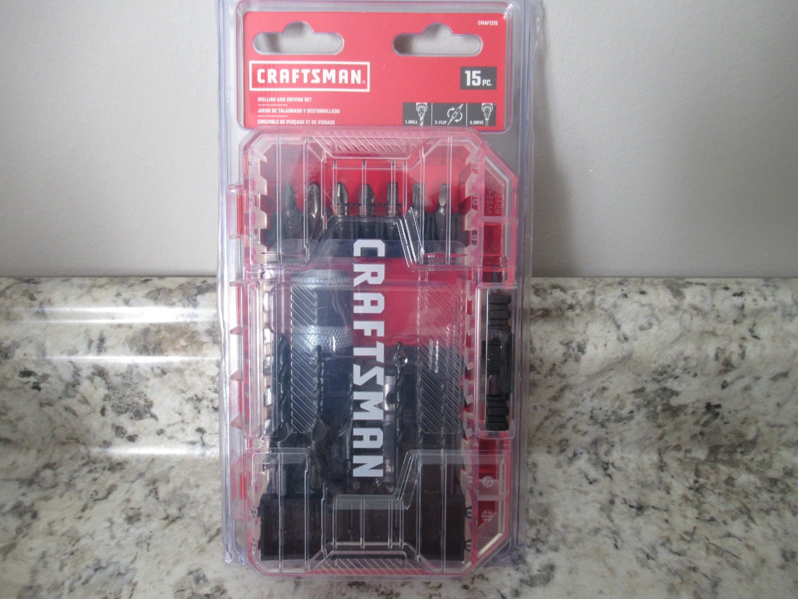 Craftsman 15 pc Drilling Driving Set NIP Fathers Day Part #CMAF1215 Free US Ship
