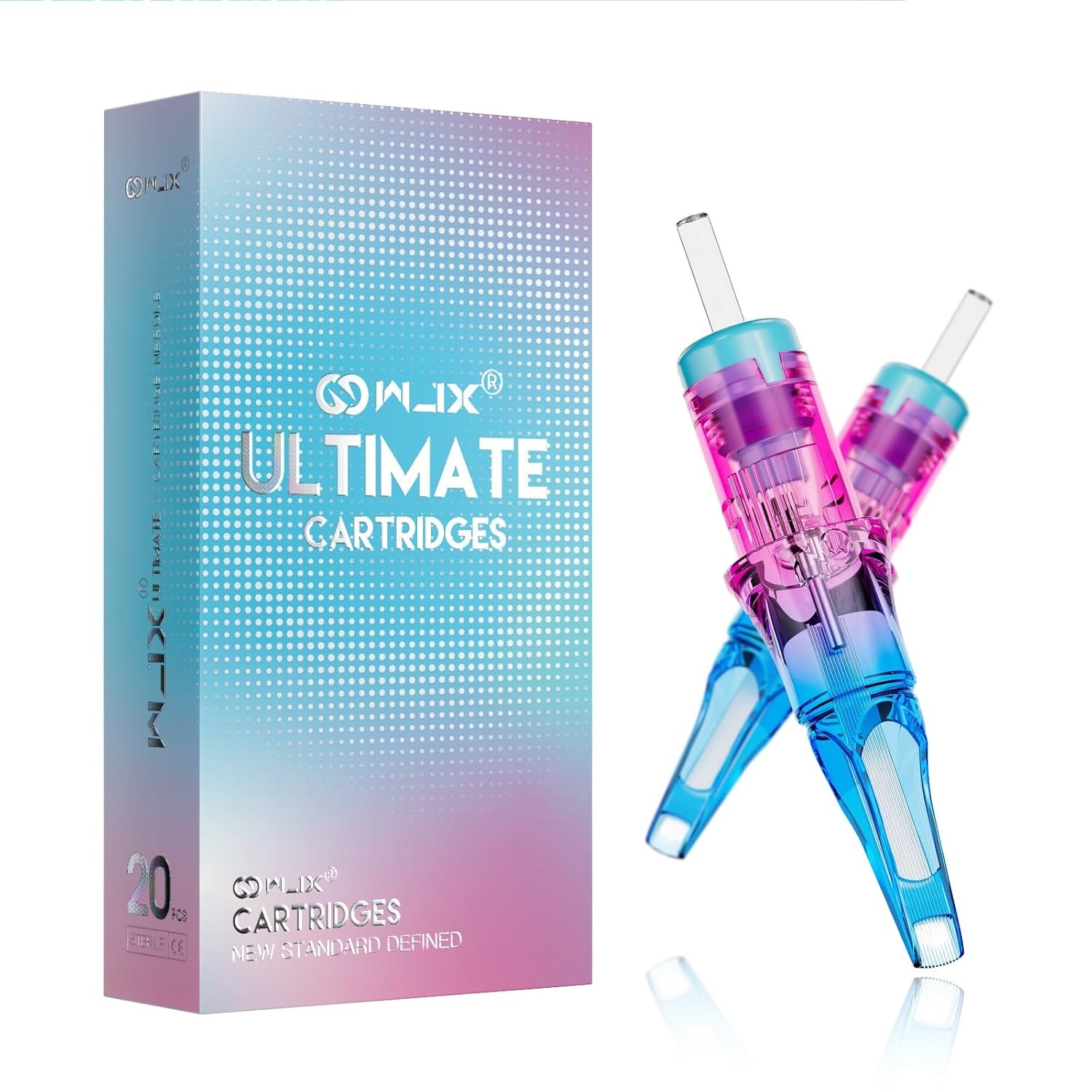 Wjx 1015RM Ultimate Tattoo Needles Box of 20, 1015RM, muticolor