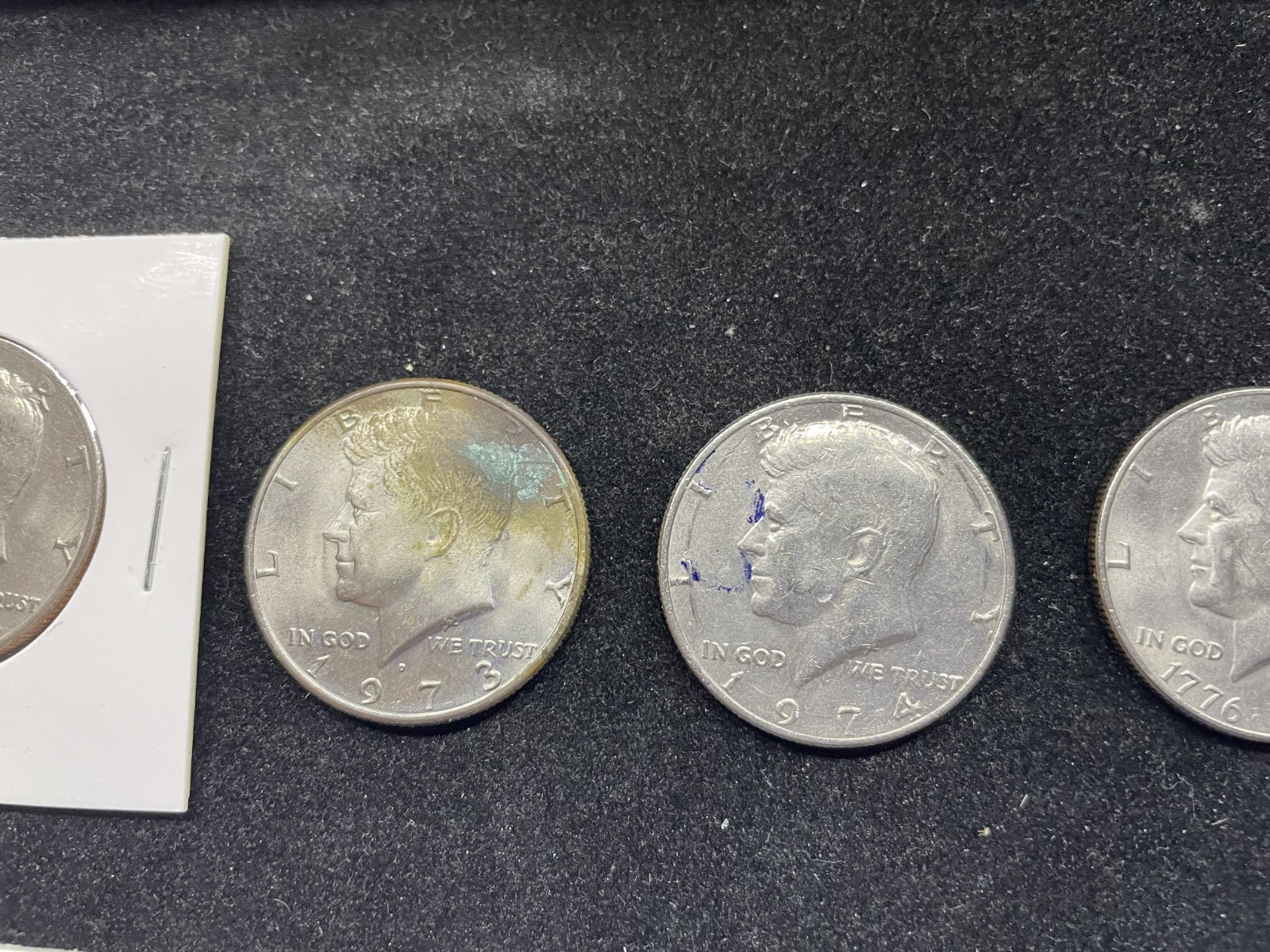 Kennedy half dollar lot / 11 different dates
